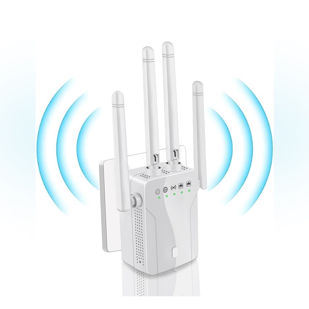 White WiFi Range Extender
